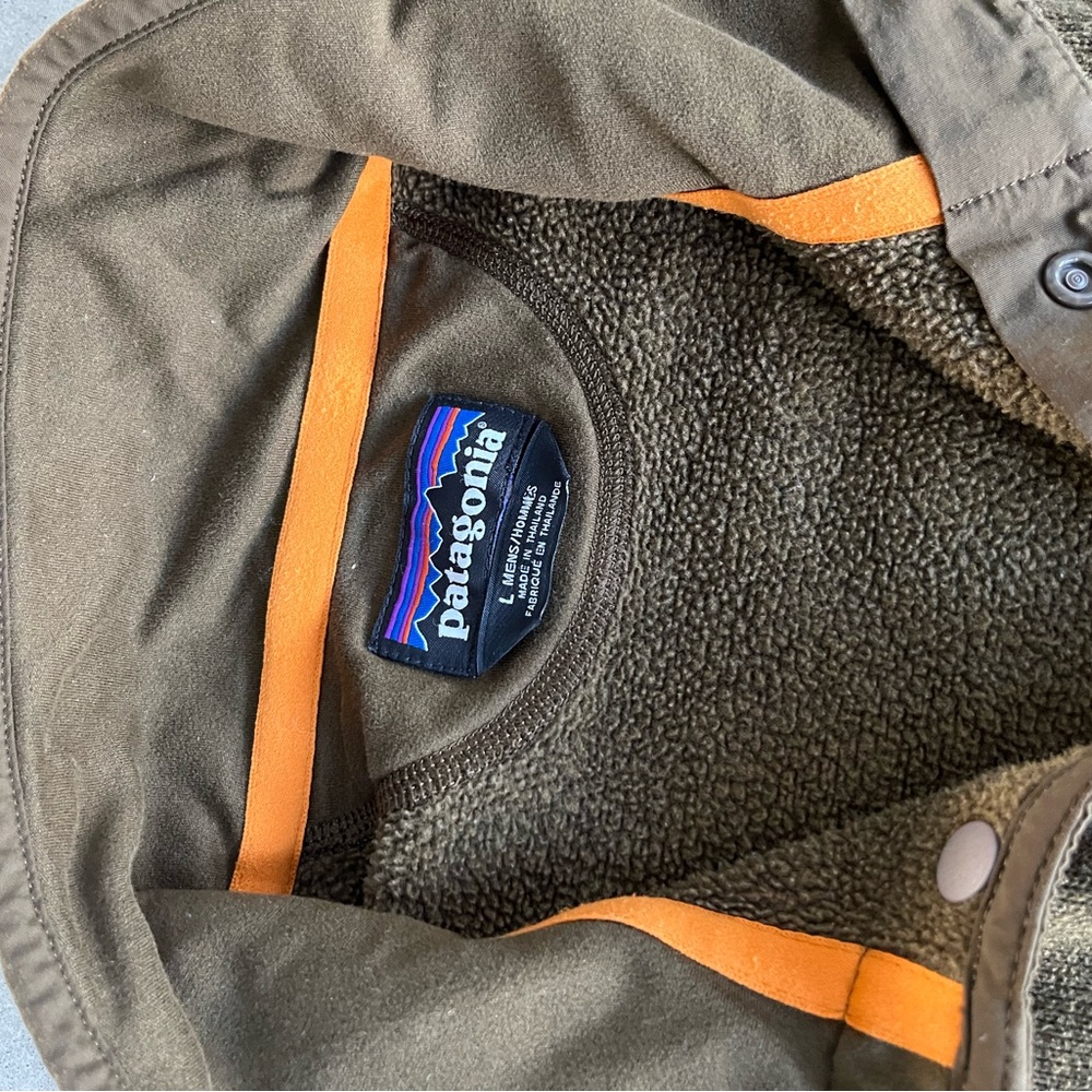 Patagonia Olive Green Snap‑Pullover Fleece - Picture 8 of 10